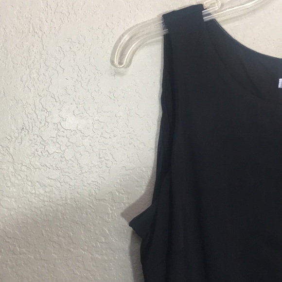 NYGARD Jersey Knit Chiffon Overlay with Crisscross Back Yoke and Side Vents - Picture 7 of 15